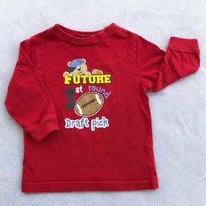 Okie Dokie Baby Boy Long Sleeves T-shirt Size 12M